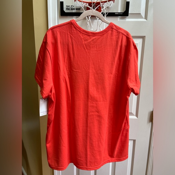 CHAMPION Short-Sleeve Orange Logo Tee, Sz 1X-2X - Picture 5 of 6